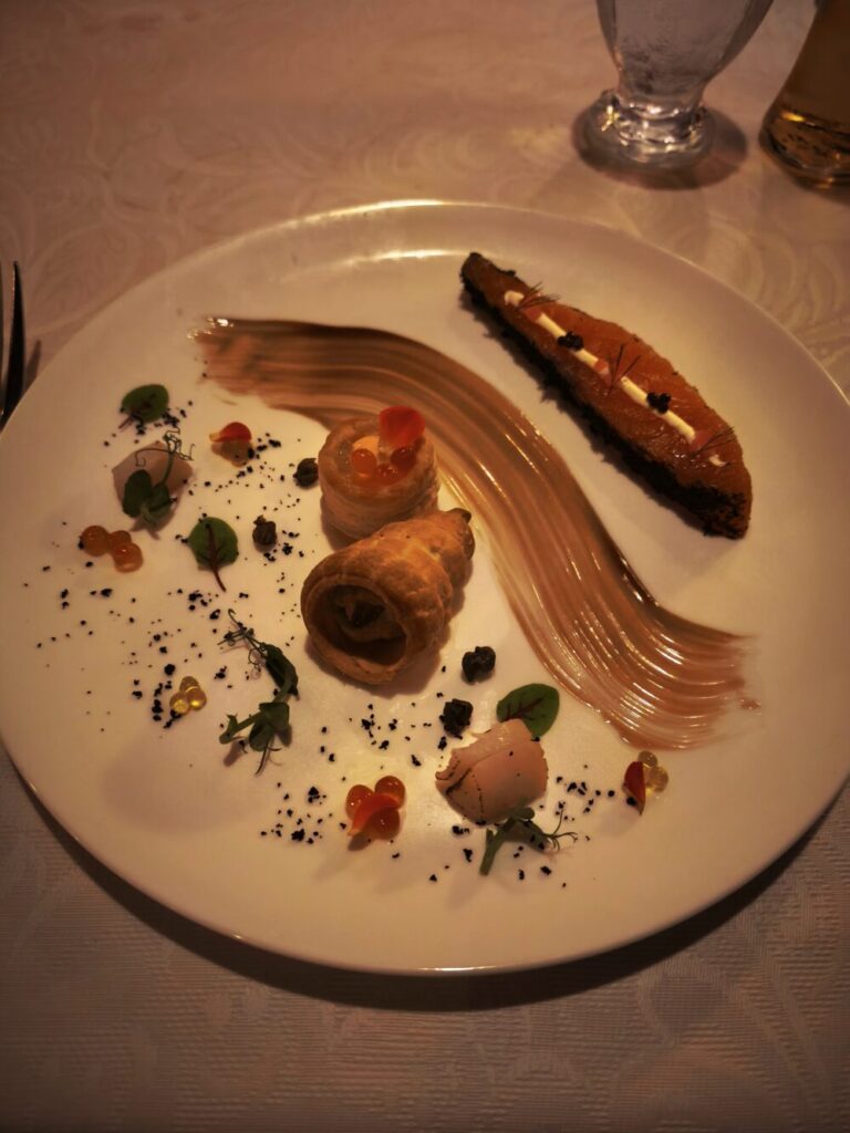 ブルーバイユー・レストランのサーモンのマリネ(オードブル)