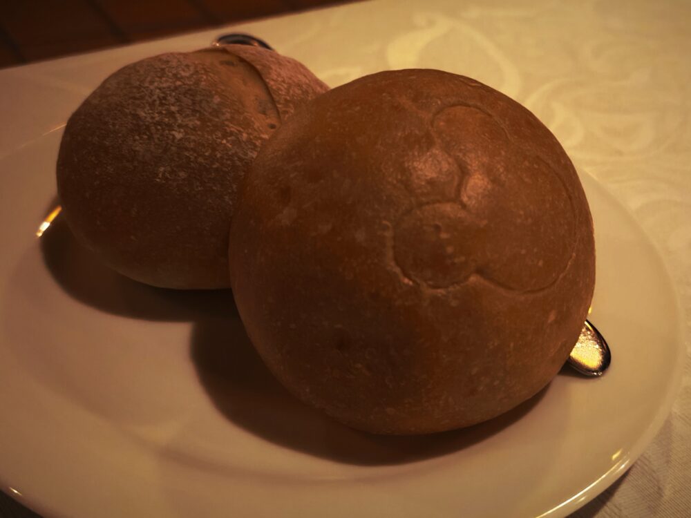 ブルーバイユー・レストランの食べ放題のパン